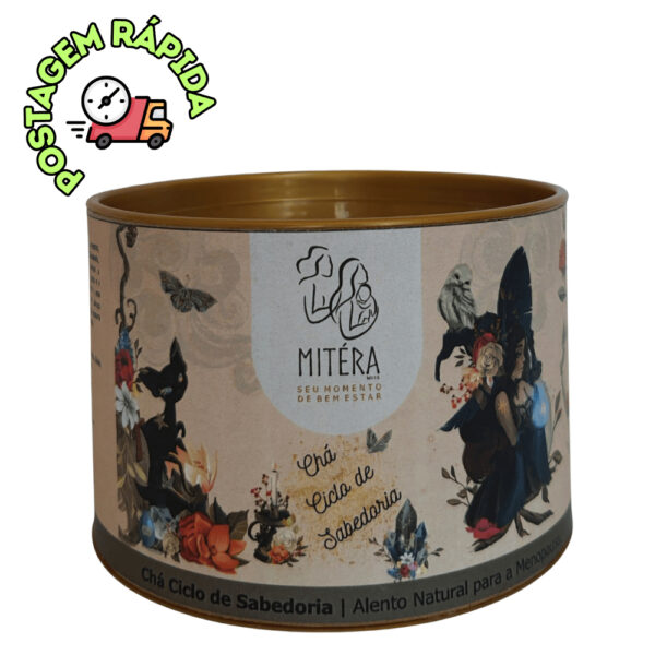Chá Mitéra Wise – Ciclo de Sabedoria – Para Menopausa – Pote 45G.