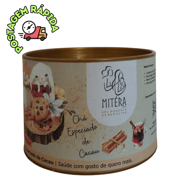 Chá Mitéra Wise – Especiado de Cacau – Pote 45G.