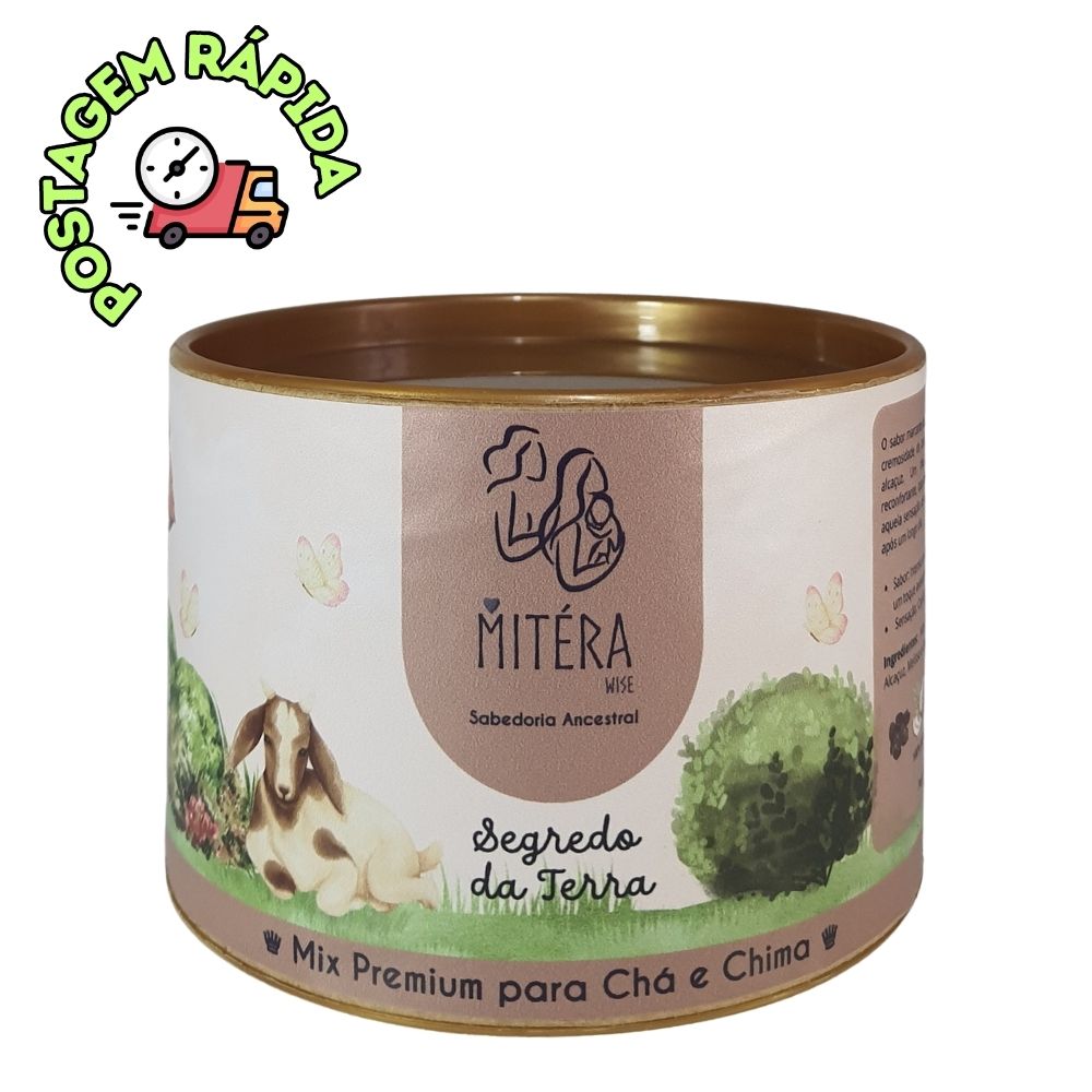 Chá e Chimarrão – Mix Premium – Segredo da Terra – Pote 45g.