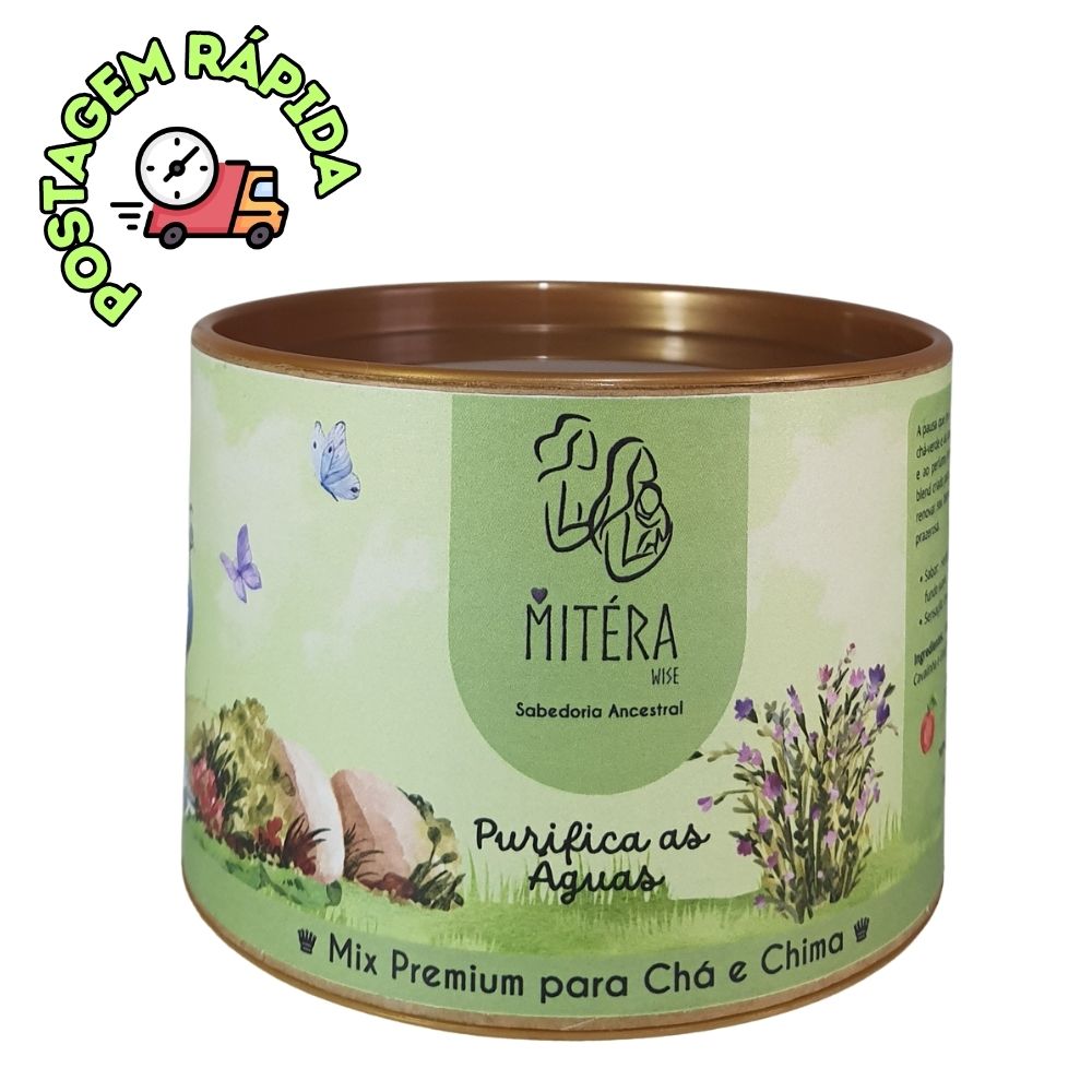 Chá e Chimarrão – Mix Premium – Purifica as Águas – Pote 45g.